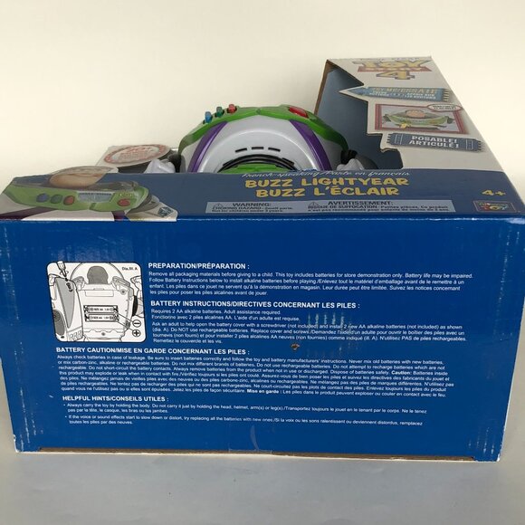 Disney Toy Story 4 Buzz Lightyear 12" French Talking Action Figure - Picture 15 of 15